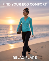 Pippy Relax Flare | Relaxed Bamboo Flare Pant | Eco Golden Comfort